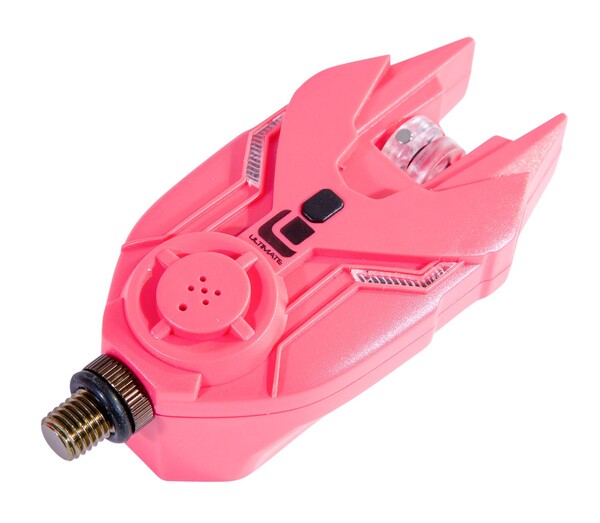 Détecteurs Ultimate E-Tension Pink Bite Alarm Set 3 1
