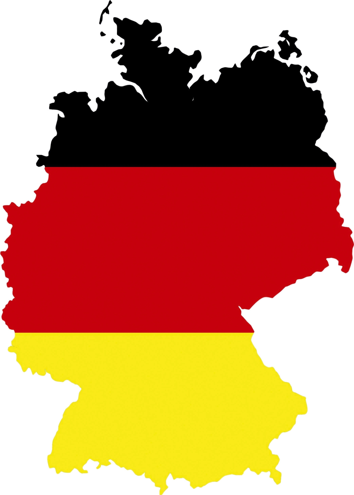 Schütz Länderkontur Aufkleber für Fahrzeuge Deutschland 70 x 55 mm