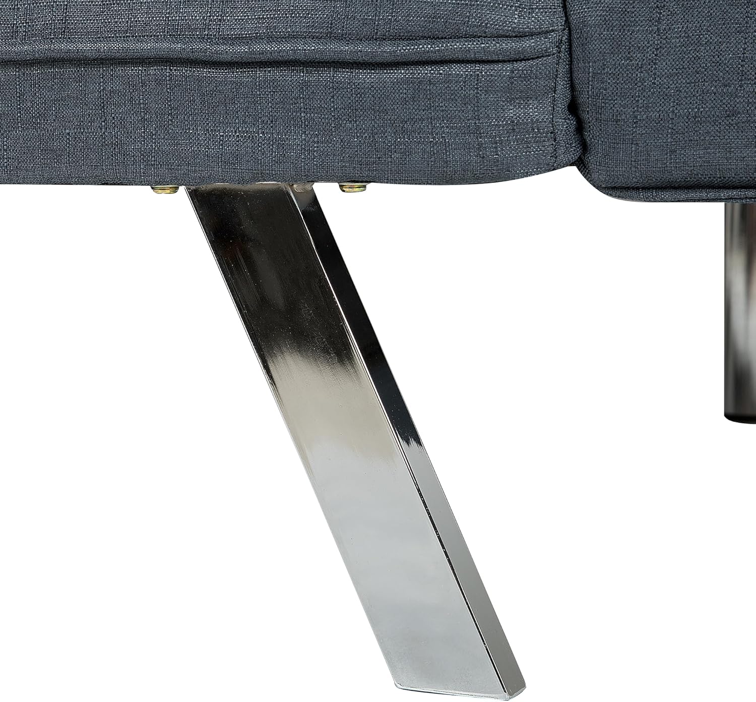 Beliani Blaues Elegantes Sofa mit Schlaffunktion mit Polsterbezug Bristol II