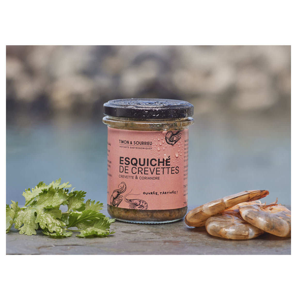 Esquiché de crevettes - Tartinable de crevette et coriandre