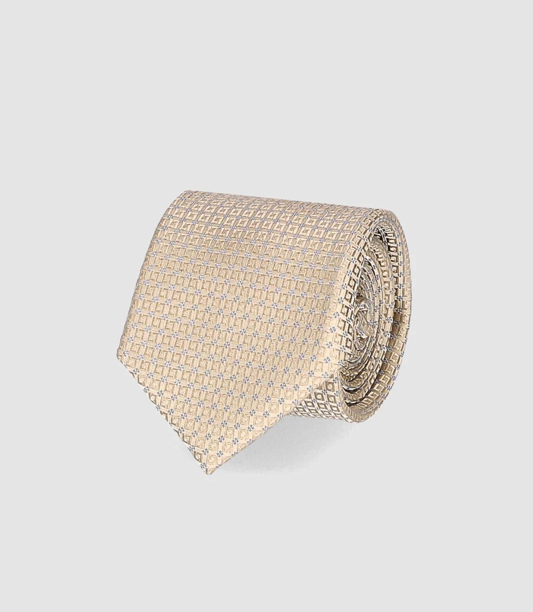 Cravate basique 7cm mordoré TEO