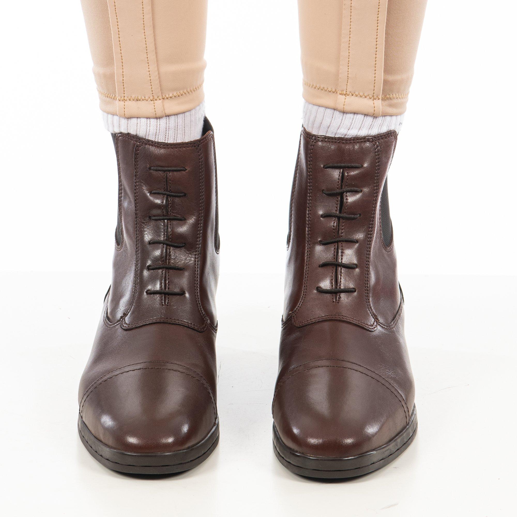 Brogini Trieste Laced Paddock Boot in Black or Brown