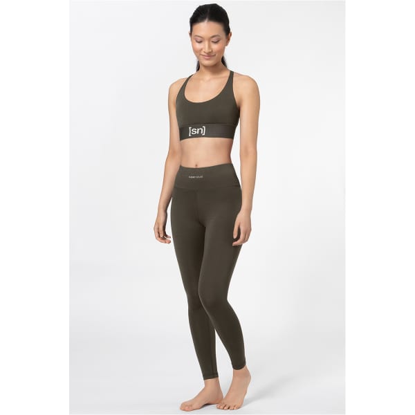 Collant running SUPER.NATURAL W HIGH RISE TIGHT BLACK INK