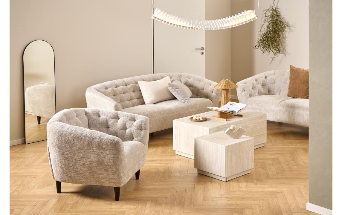 Sessel Ria Beige<br>Gemütlicher Loungesessel