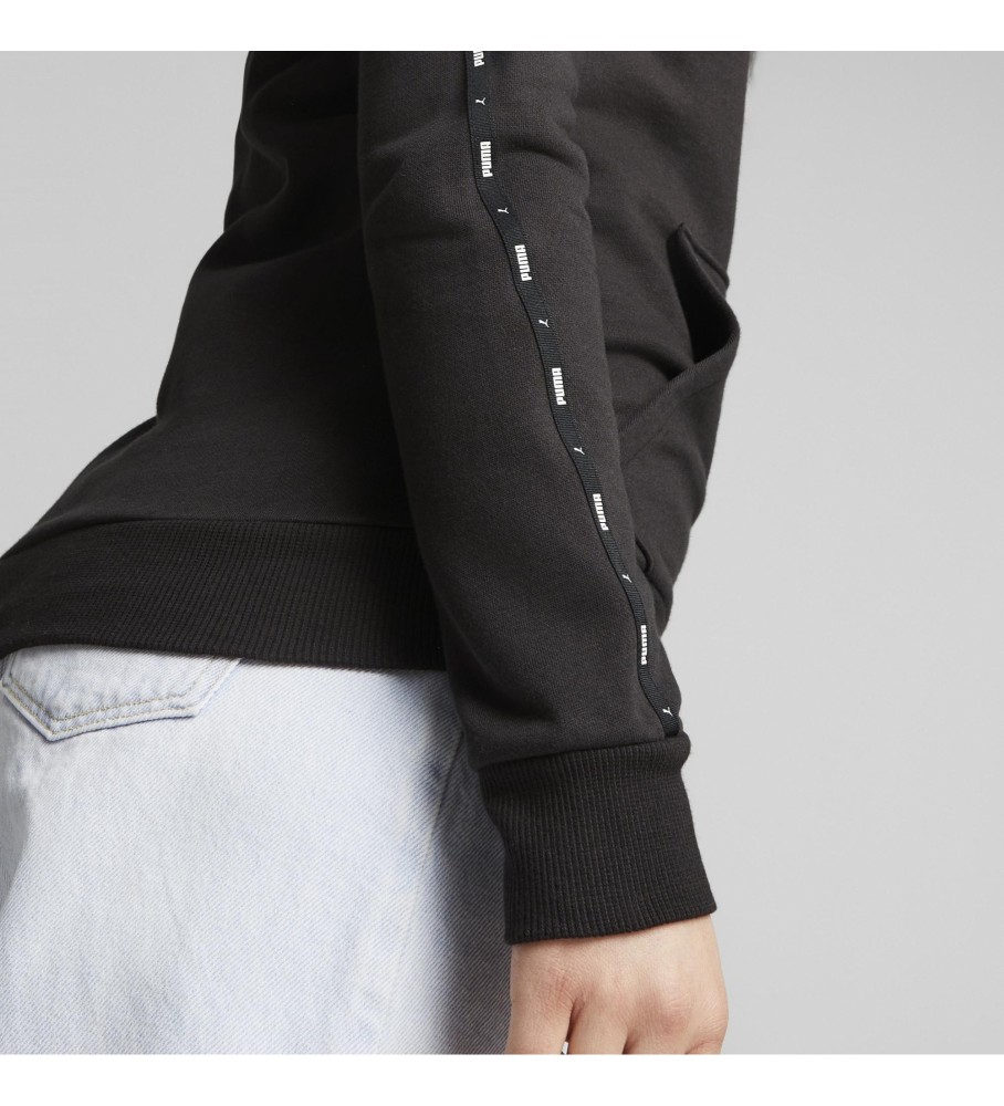 Moletom preto Puma Essential Tape