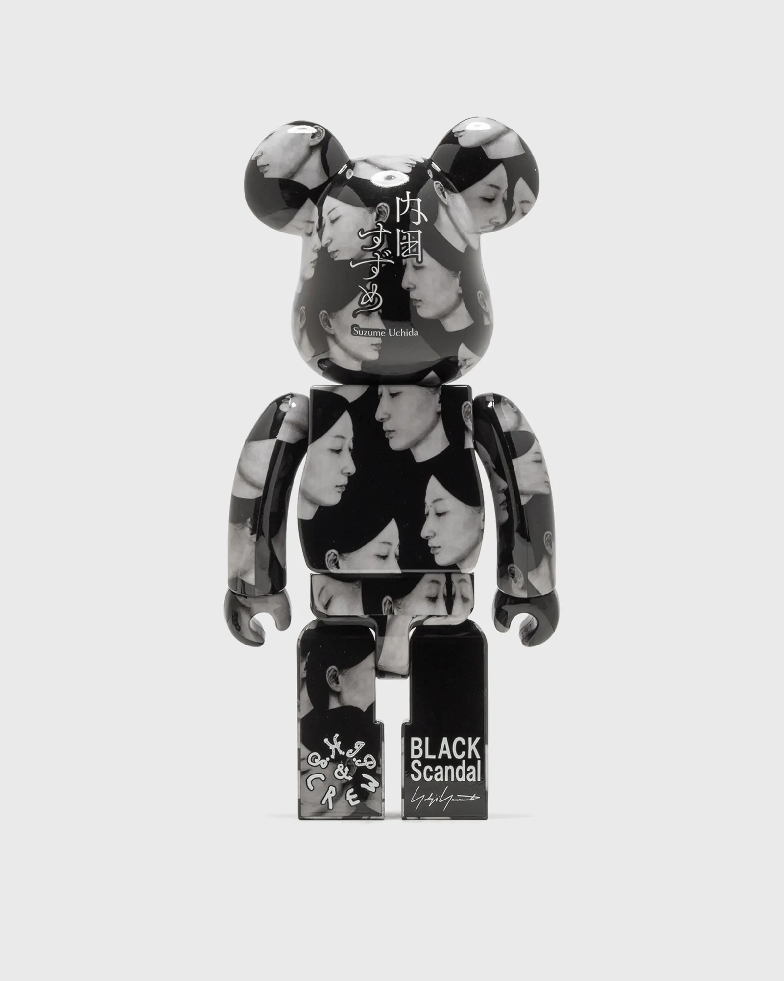 MEDICOM BEARBRICK 1000% BLACK SCANDAL MULTIPLE SELVES