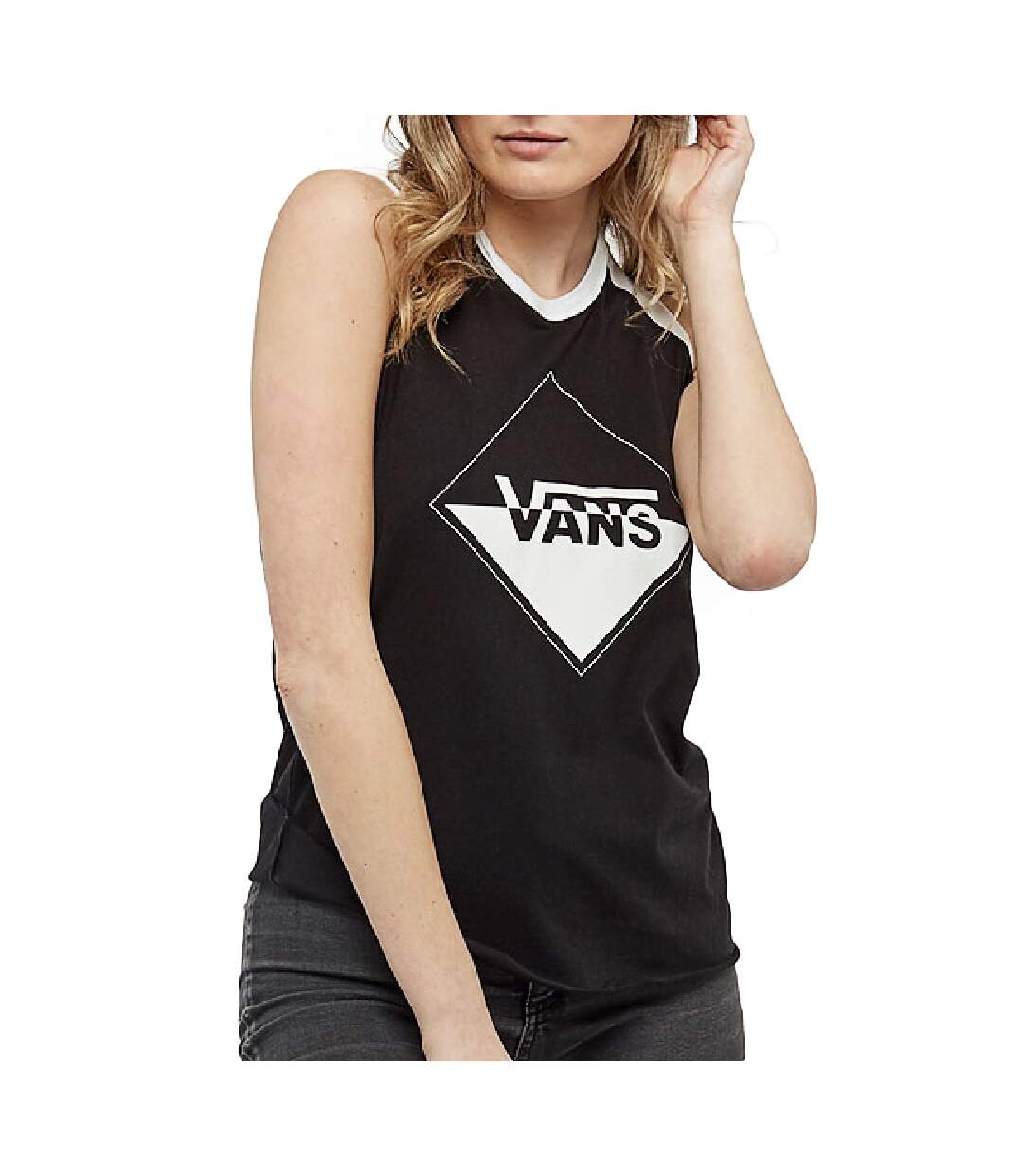 Débardeur Noir Femme Vans Shiner