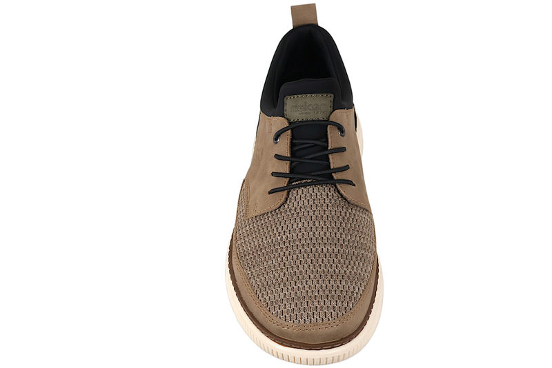 RIEKER SKO I BEIGE TEKSTIL
