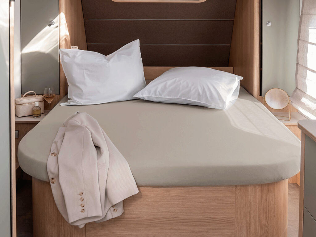 Walra Jersey Queens bed hoeslaken - Sand