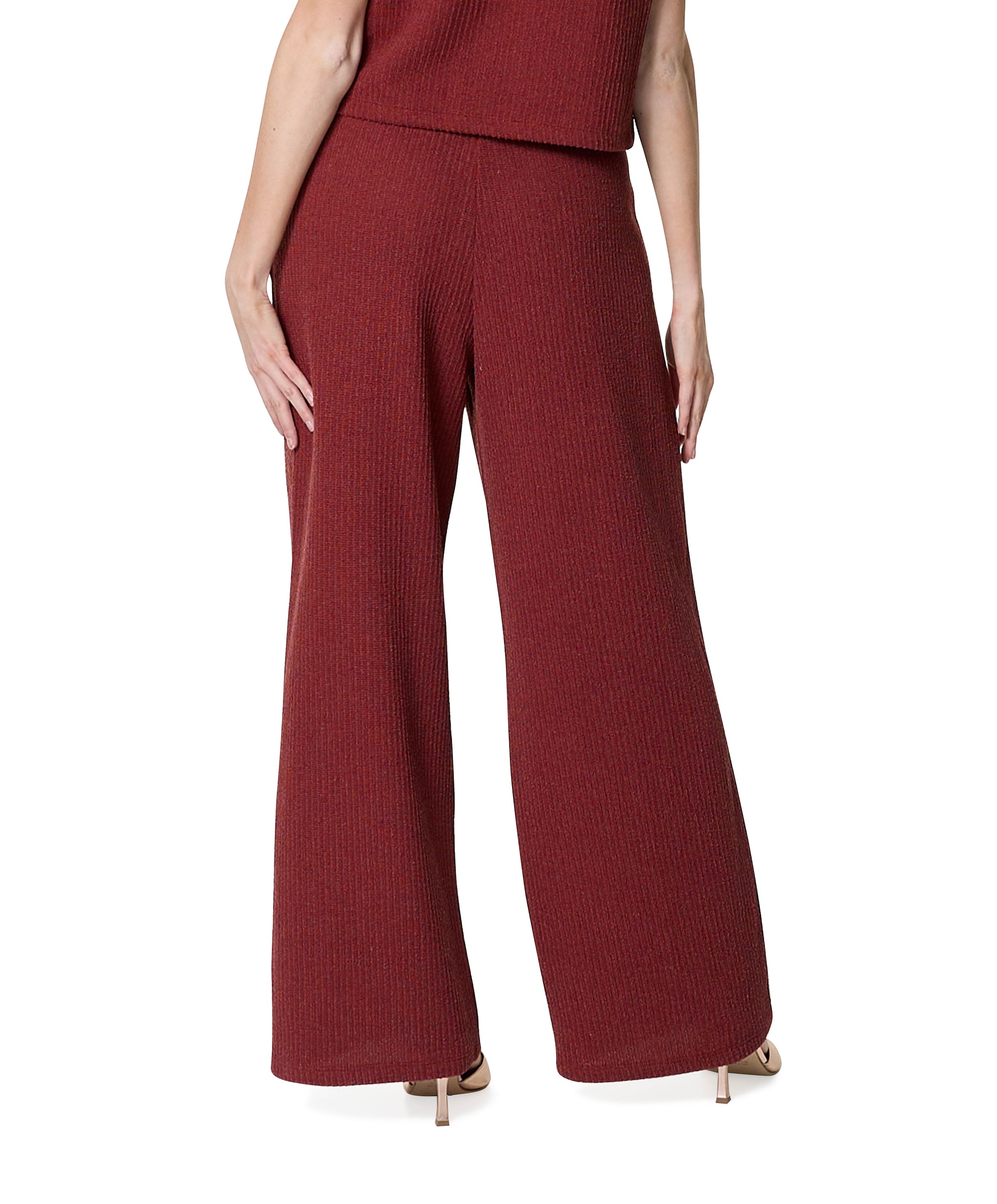 Only ONLVICKI WIDE SWT dames broek rood