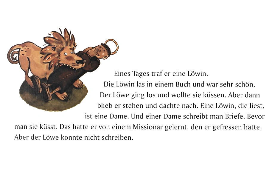 Die Geschichte vom Löwen, der nicht schreiben konnte