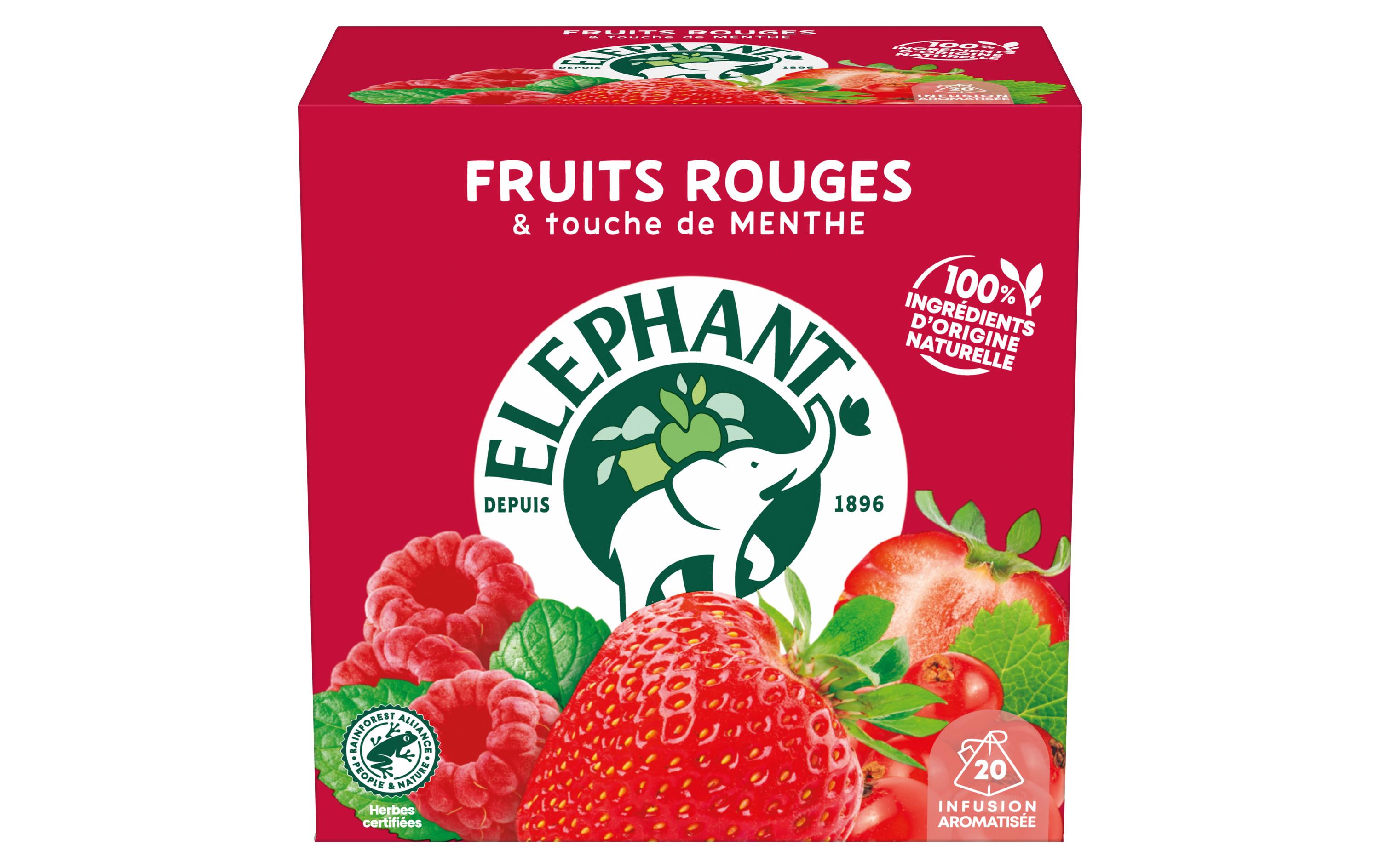 Teebeutel Infusion Fruit Rouges 20 StückTee mit roten Früchten