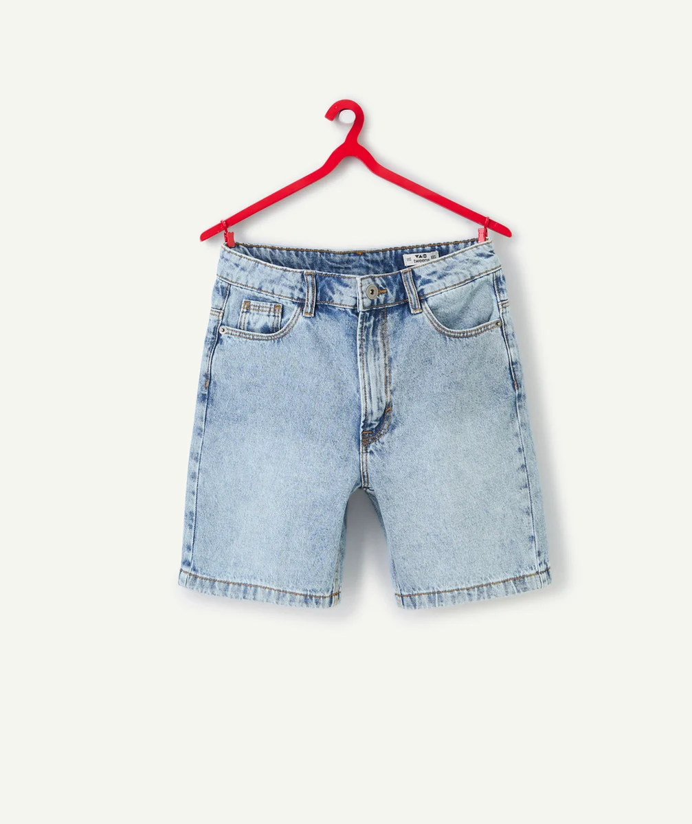bermuda garçon en denim low impact