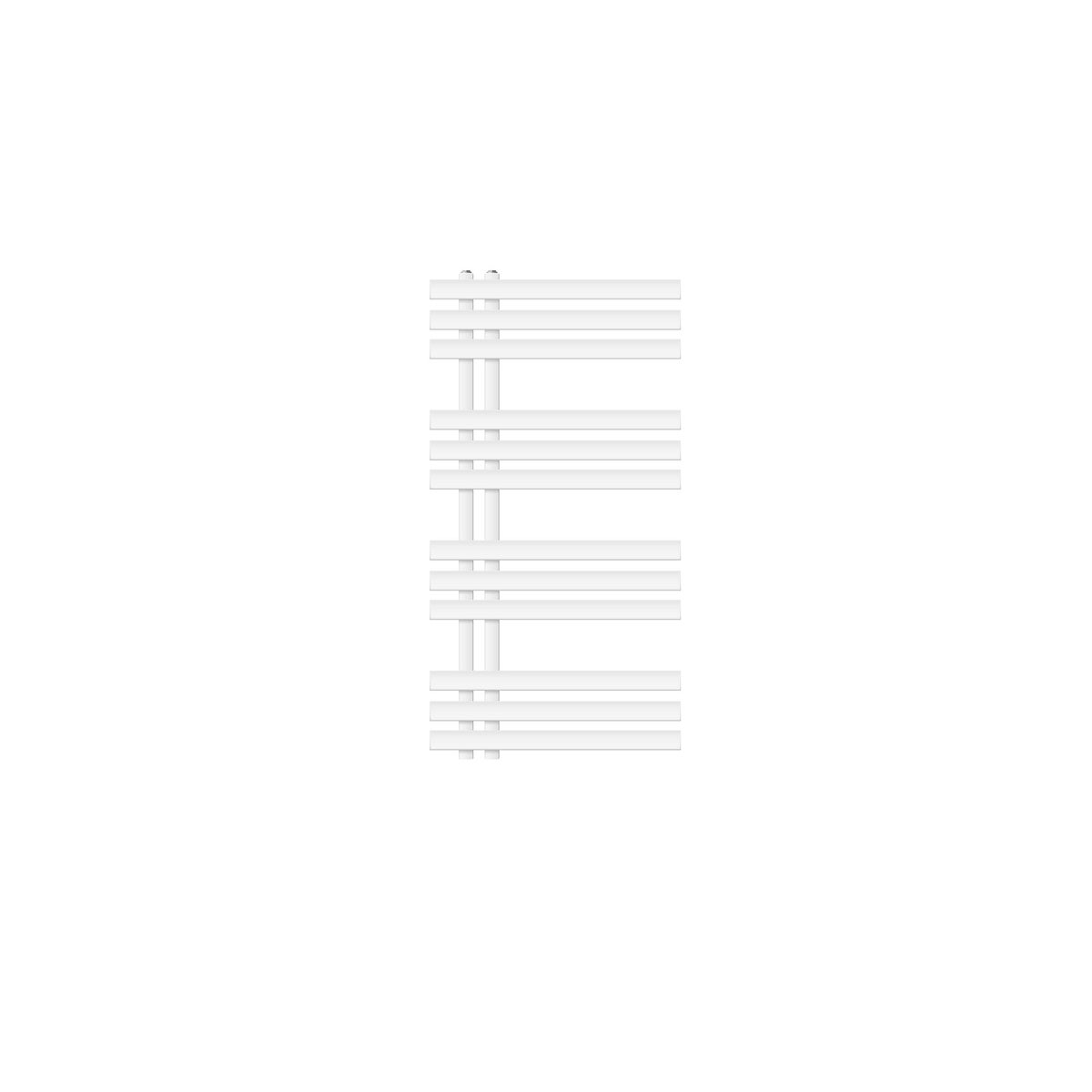 ECD Germany Design Badkamerradiator 500 x 1000 mm Wit Vlakke Design Badkamerradiator Paneelradiator Handdoekradiator Handdoekdroger Handdoekradiator Handdoekverwarming Badkamerverwarming