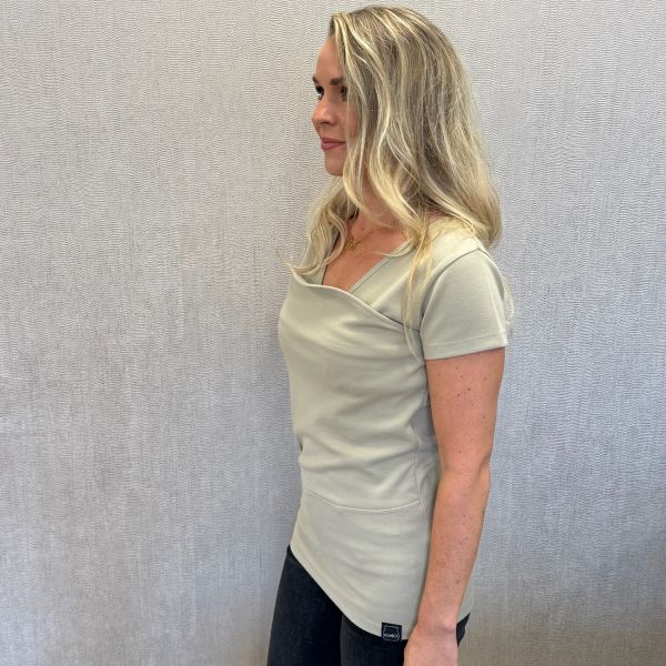 Womboo Buidelshirt Vrouw – Taupe