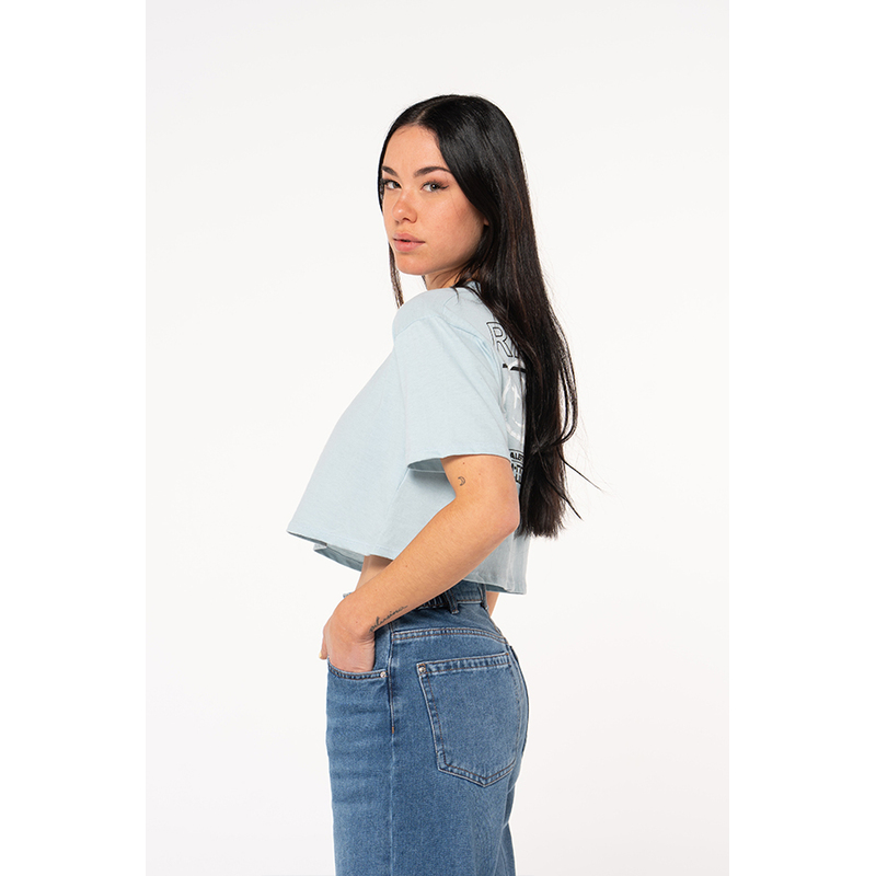 Camiseta curta oversized Qr Rams 23