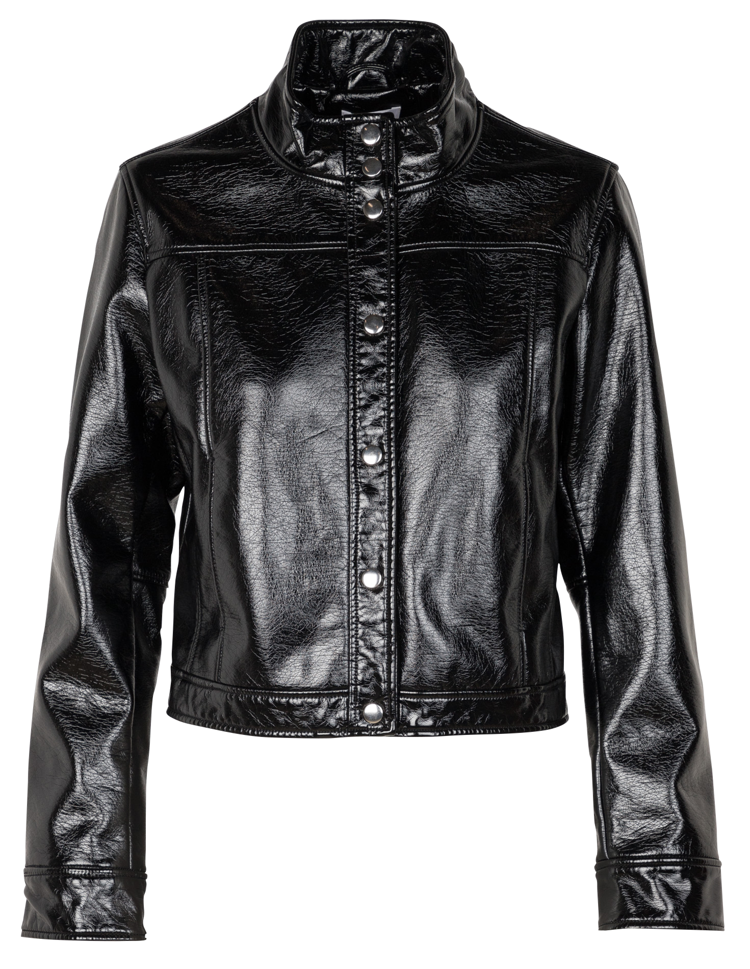 ROSIE - Veste courte col rond| Noir