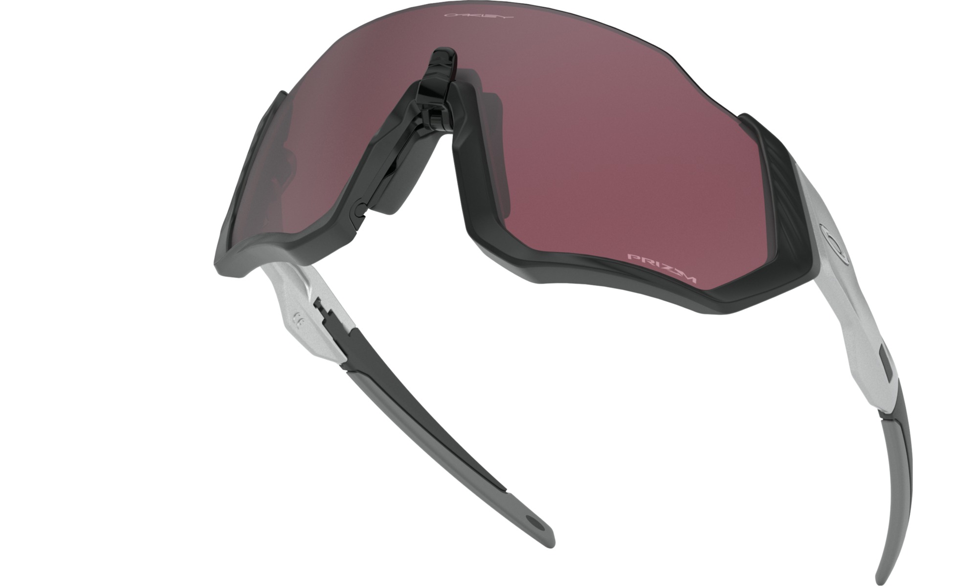 Oakley Flight Jacket Matgrå Prizm Road Black