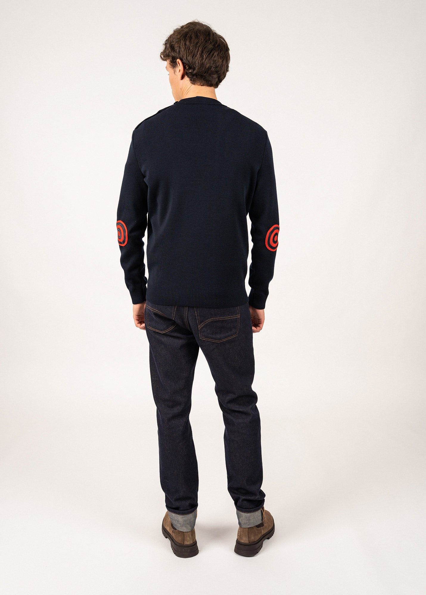Pull marin confort à coudières