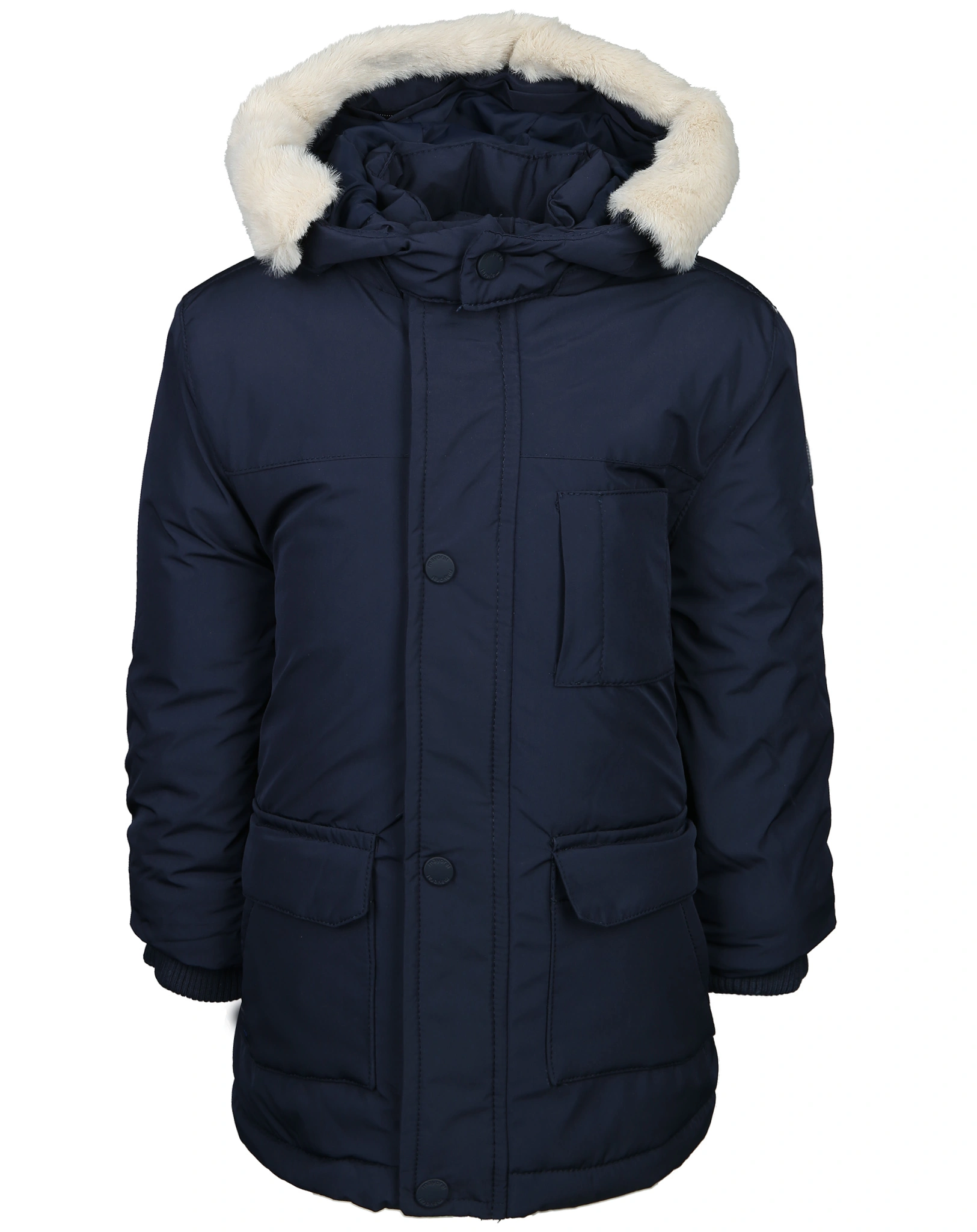 Winterparka MINI TEDDY in nachtblau