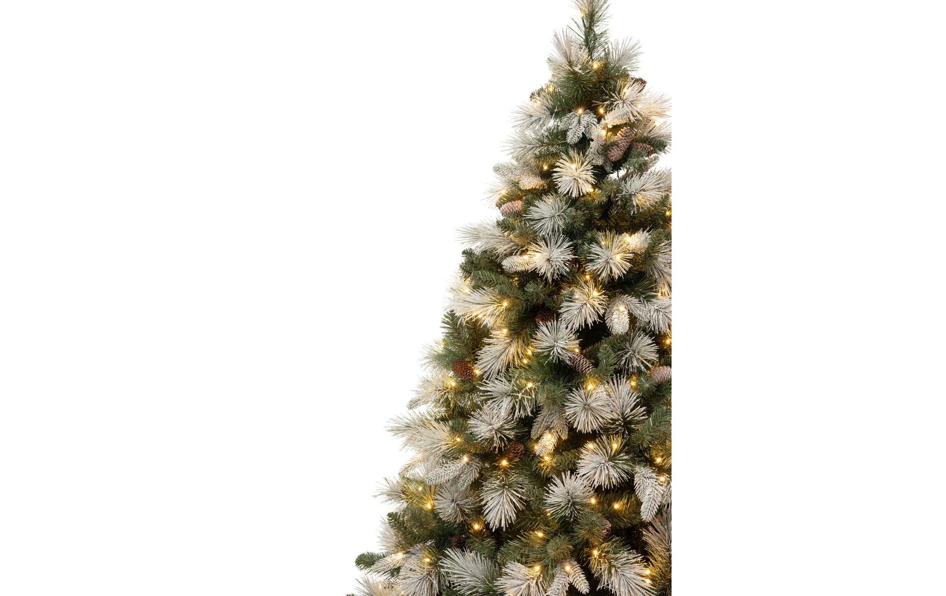 Weihnachtsbaum Frosted, 600 LEDs, 220 cm, Grün<br>LED-Weihnachtsbaum