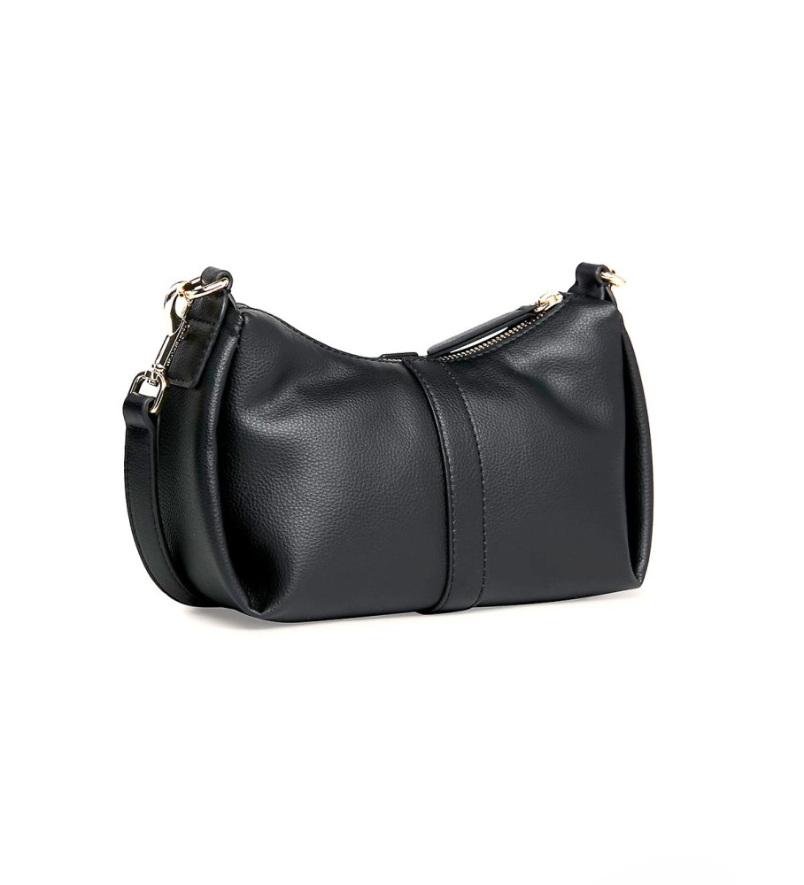 Bolsa transversal Tommy Hilfiger Horsebit, preta