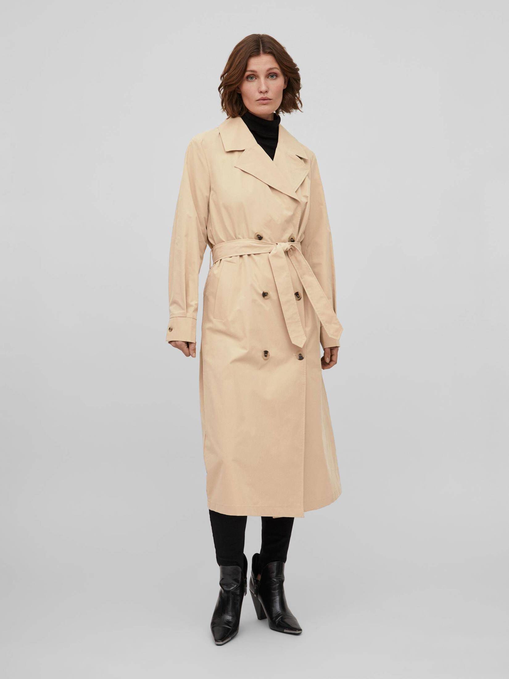 Vila| Damen Trenchcoat VIMERSIN LONG