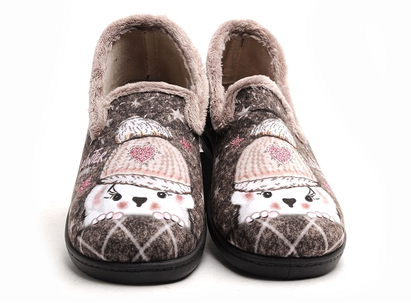 Plumaflex roal chaussons femme r12215 gris