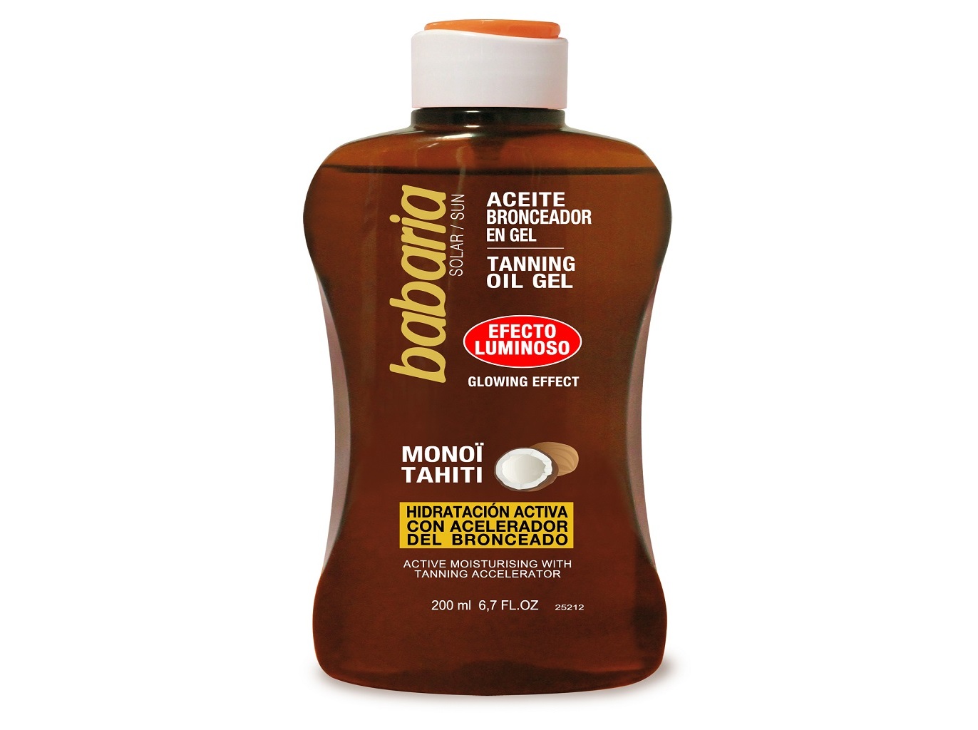 ÓLEO BABARIA BRONZEADOR LUMINOSO 200ML