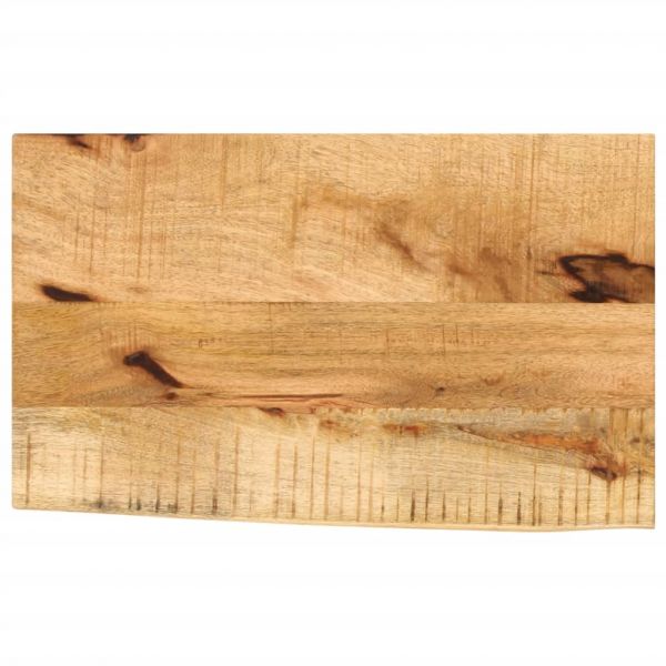vidaXL Tampo de Mesa com Borda Viva 50x30x2,5cm Mangueira Áspera Maciça - 925096952