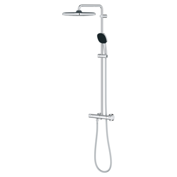 Grohe Douchesysteem Vitalio Comfort 250 met thermostaatkraan, Max. 8,0L/M Bij 3 Bar - Chroom - hartafstand kraan 15 cm