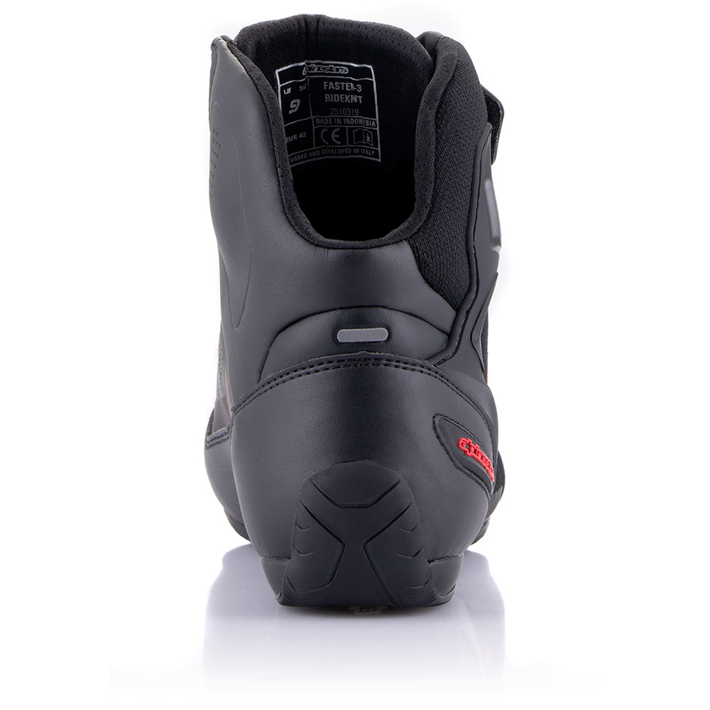 Alpinestars - Baskets Faster-3 Rideknit Noir / Gris Foncé / Rouge