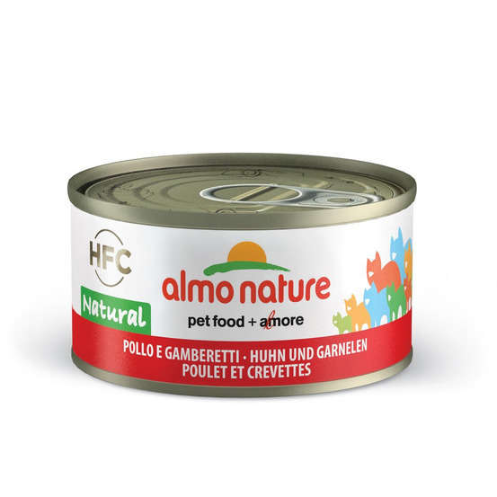 Boite pour chat : Poulet et crevettes 70 g