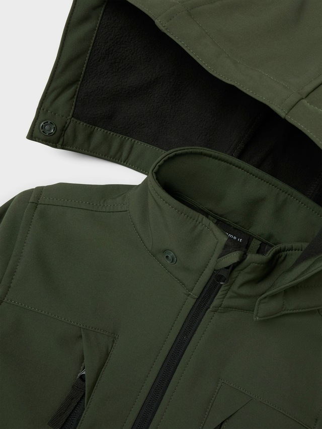 Name It Outdoorjacke »NKNALFA08 SOFTSHELL JACKET SPORT FO NOOS« mit Kapuze