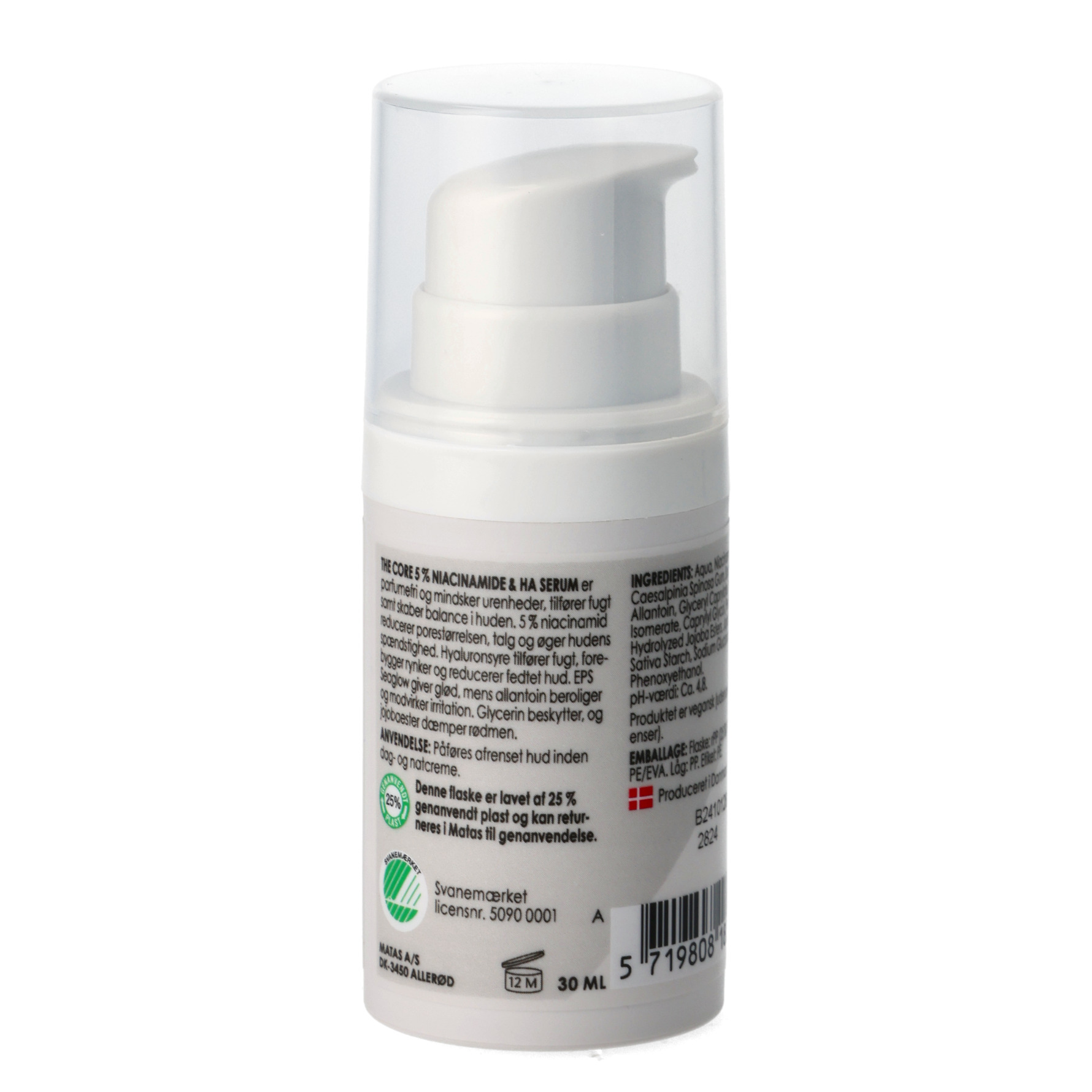 Matas Striber 5% Niacinamide & HA Serum Uden Parfume 30 ml
