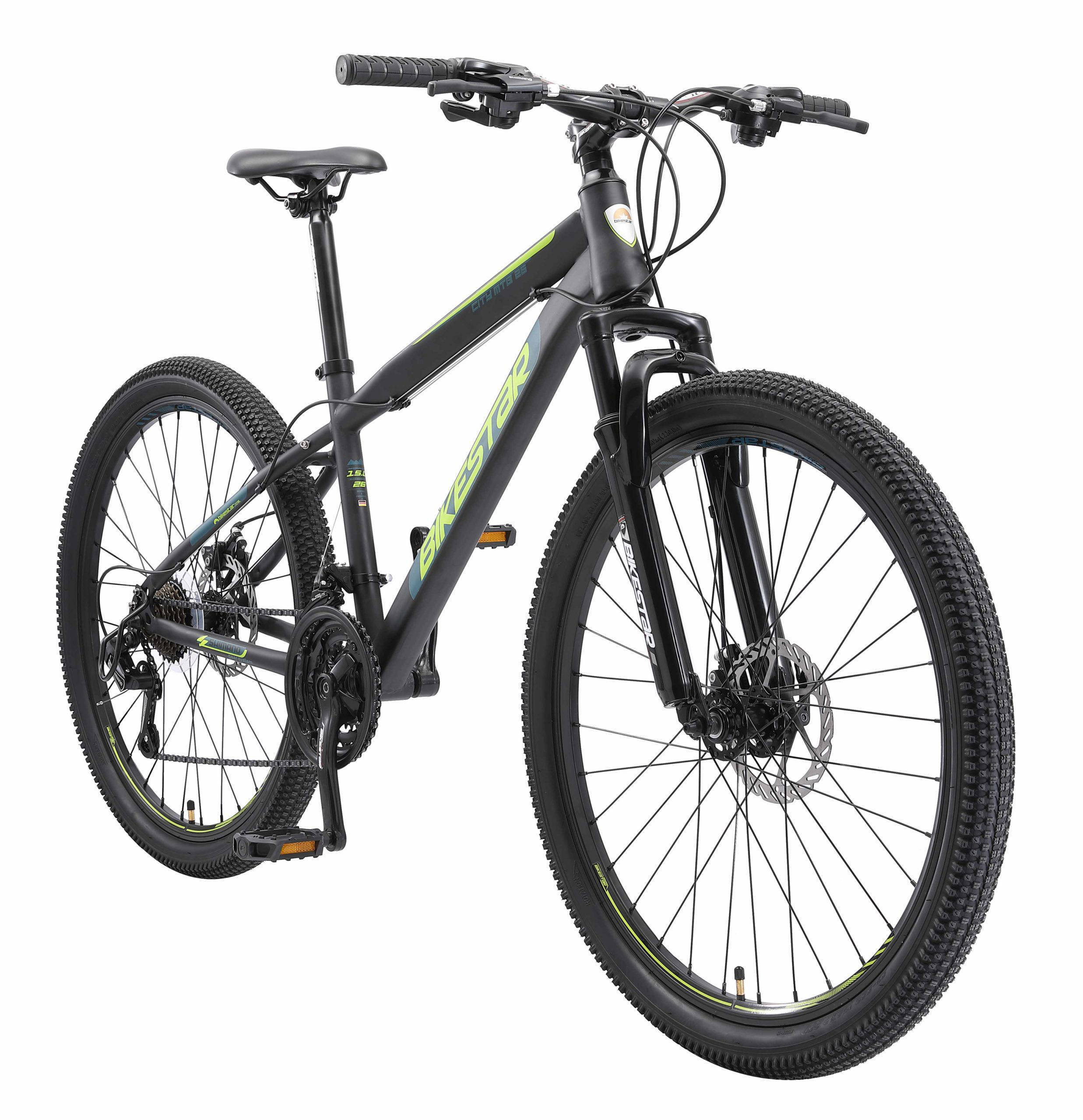BikeStar Hardtail Staal MTB Medium 26 Inch 21 Speed