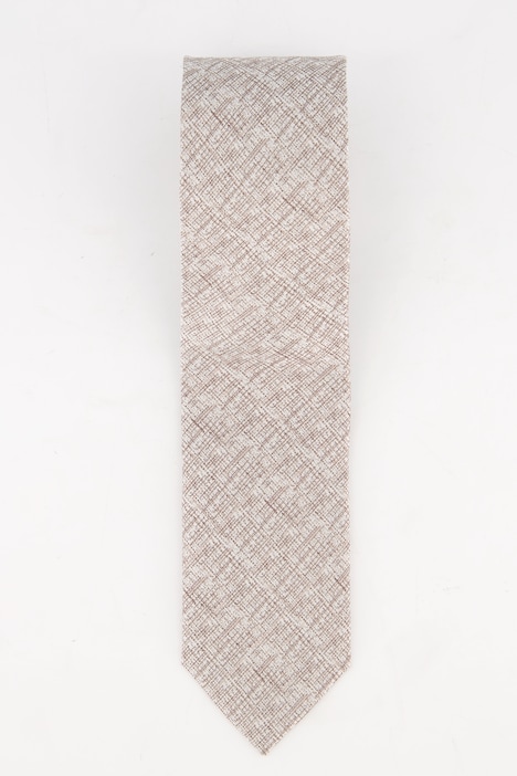 Seiden-Krawatte, Streifen, Extralänge, 7,5 cm breit