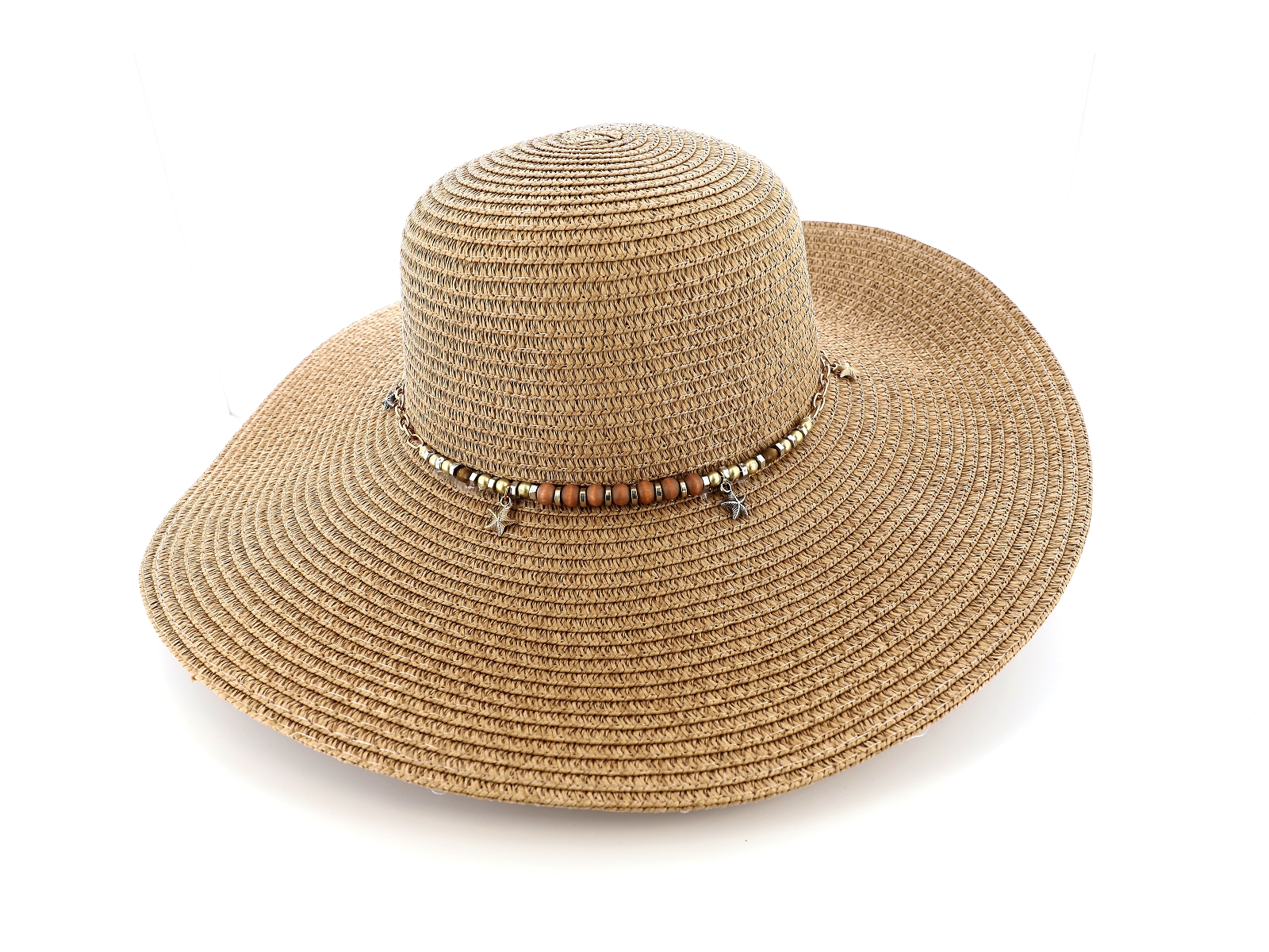 E brand-CHAPEAU 21-MZY-231802 Synthétique Beige Or