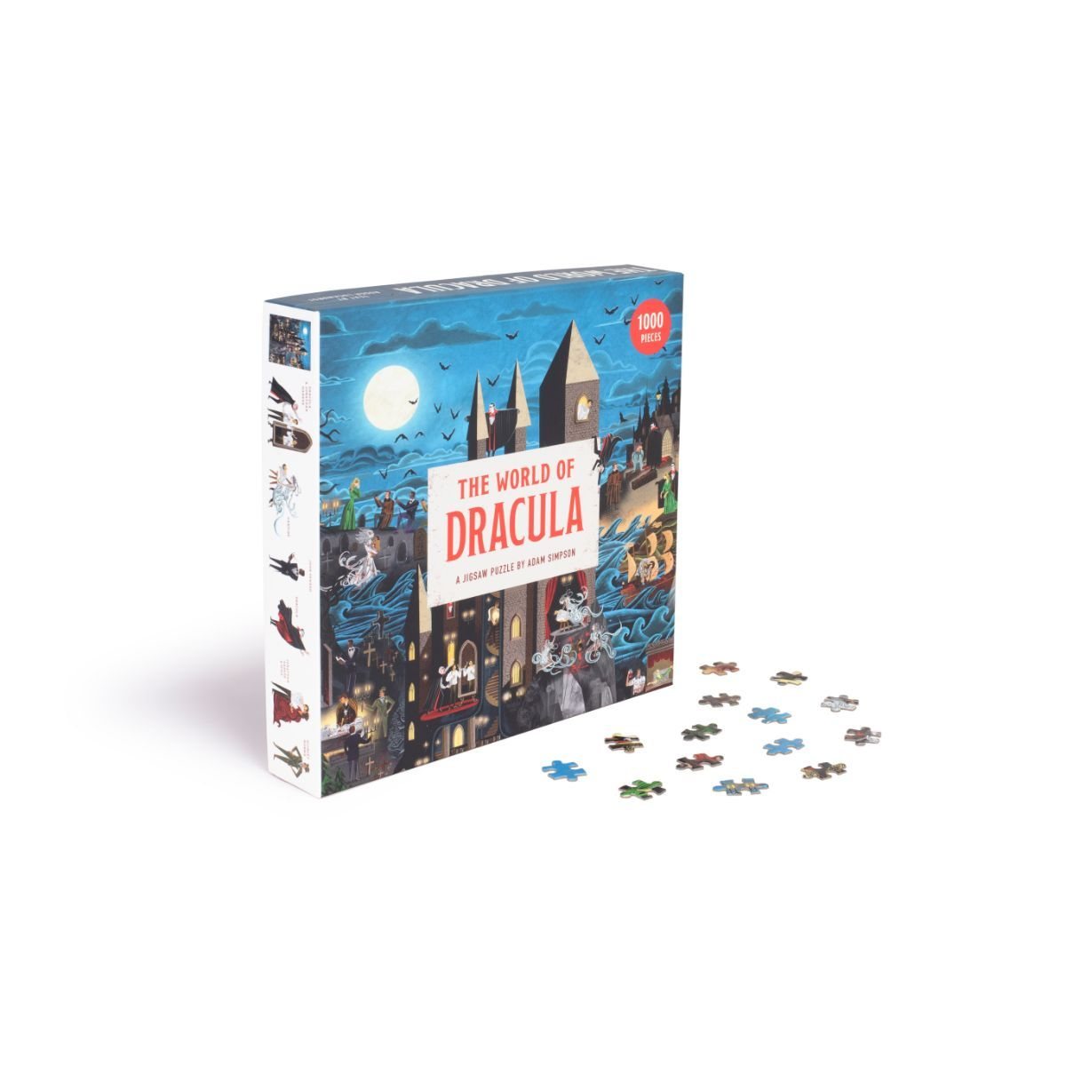 World Of Dracula 1000 Piece Jigsaw Puzzle: A Jigsaw Puzzle by Adam Simpson