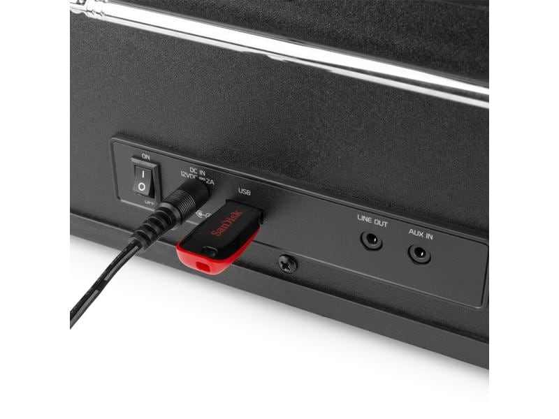 Audizio Internet Radio Naples Schwarz Digitales Musiksystem mit CD, Bluetooth, DAB - und Internetradio