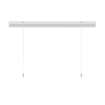 KARWEI enkel plisségordijn lichtdoorlatend wit (kleurnr. 6010) 100x220 cm (bxh)
