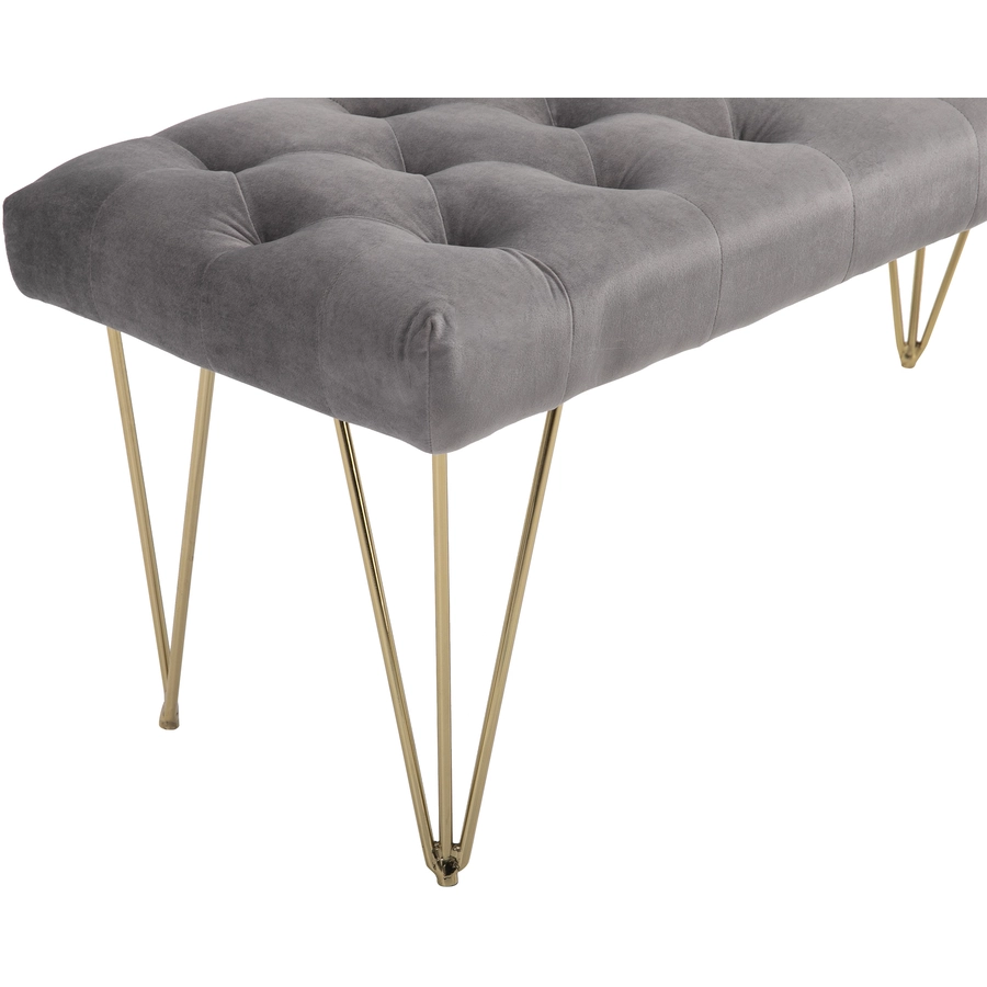 HOMCOM Sitzbank im eleganten Design grau