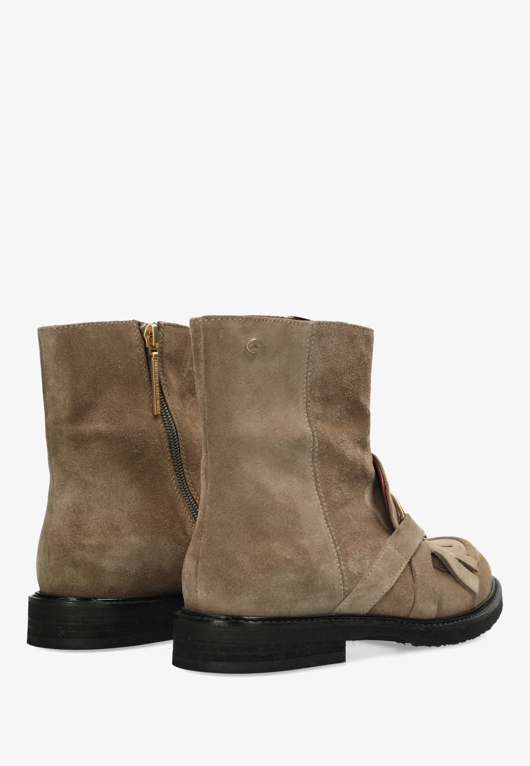 PARIS HAY ankle boot suede Dark Taupe