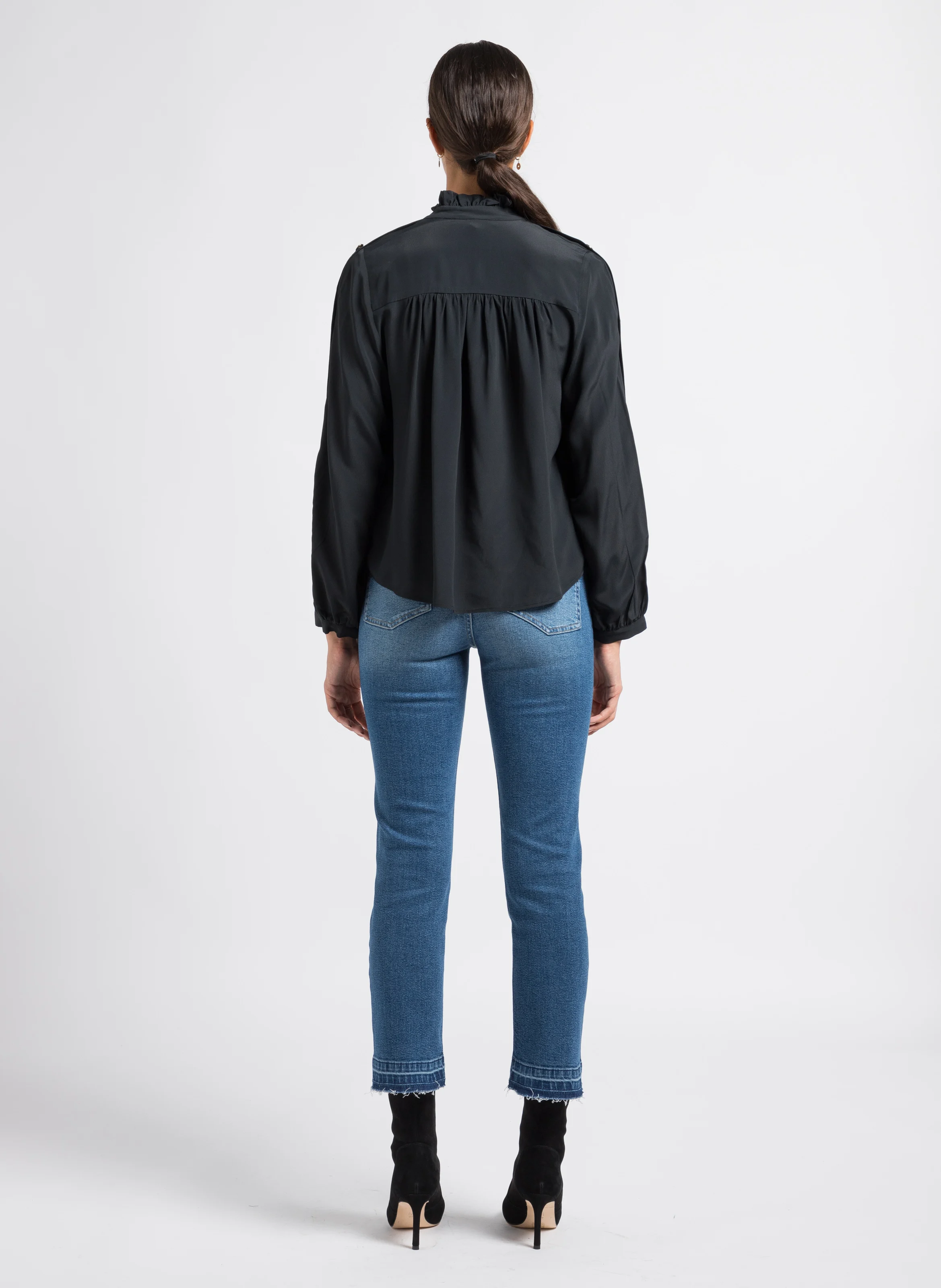 OPHELIA - Bottines en cuir| Noir