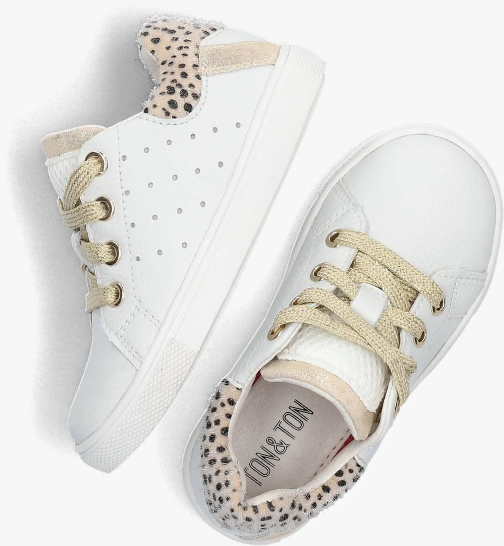 TON & TON witte ton & ton lage sneakers tara