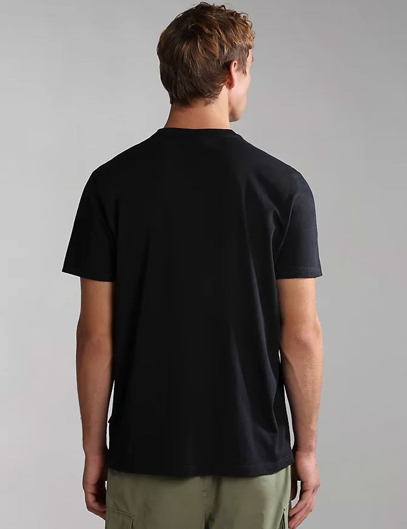 NAPAPIJRI T-SHIRT HOMME LOGO CŒUR NOIR
