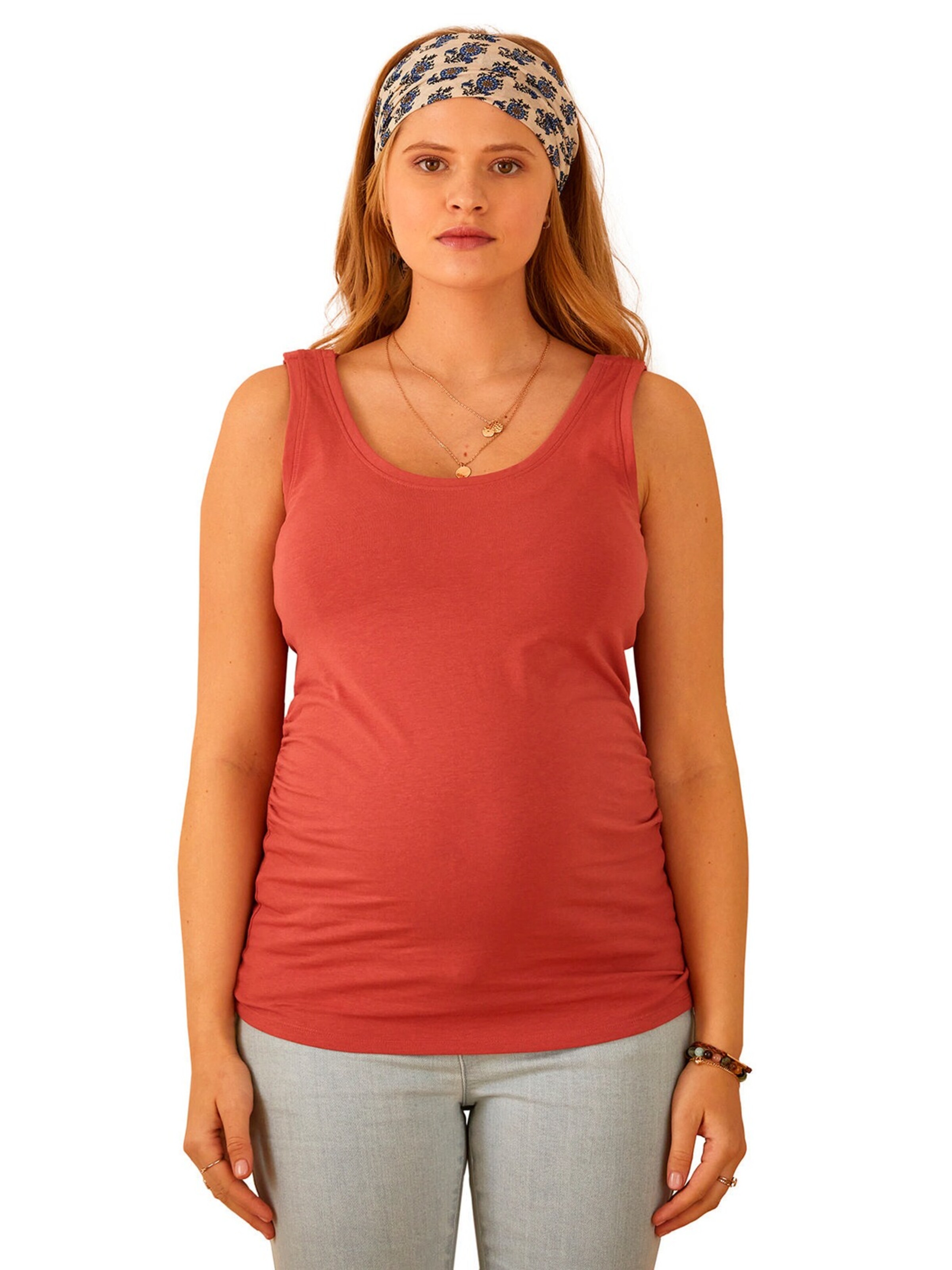 Vertbaudet 2er-Pack Still-Tops pack rot/grau