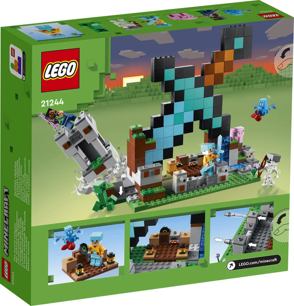 LEGO®MINECRAFT™ 21244 - L’AVANT-POSTE DE L’EPEE