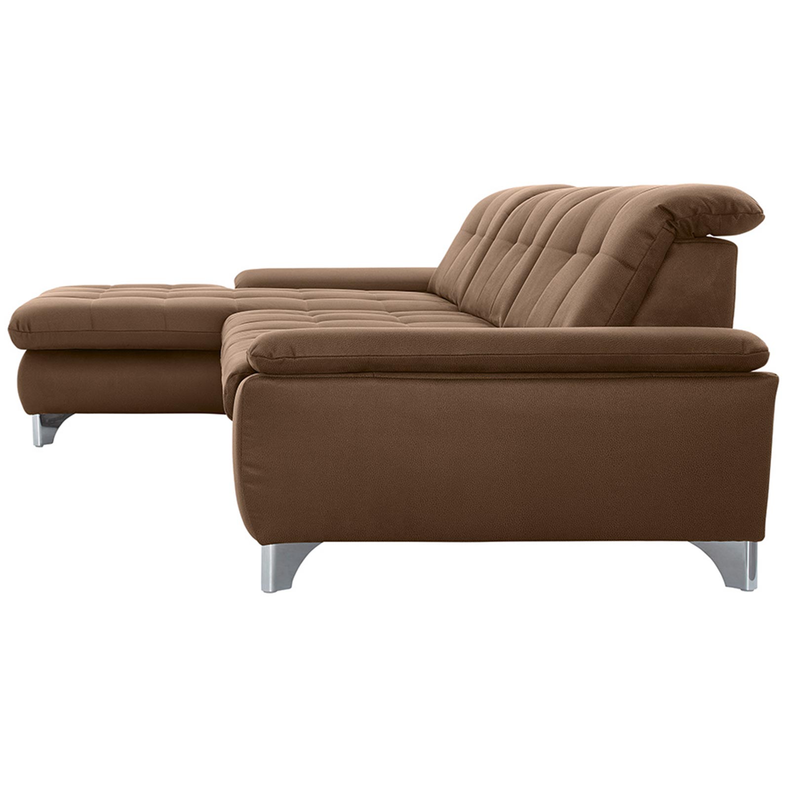 polsterpower Ecksofa - Holiday mandel - Basismodell - Recamiere links