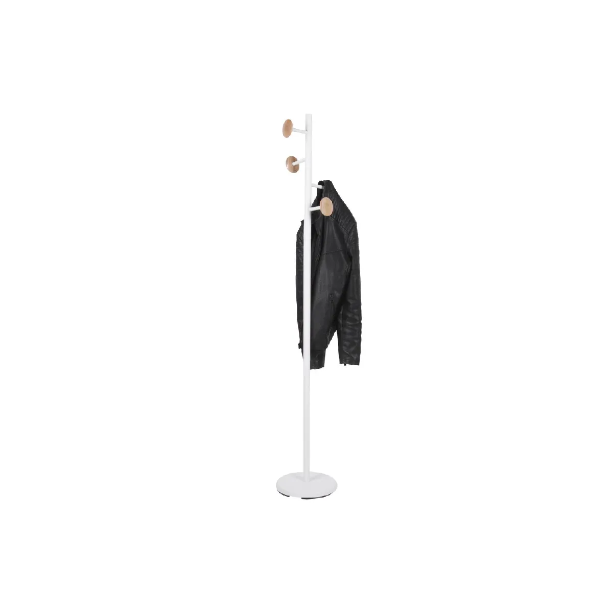 Leitmotiv Porte-manteau Discs Blanc